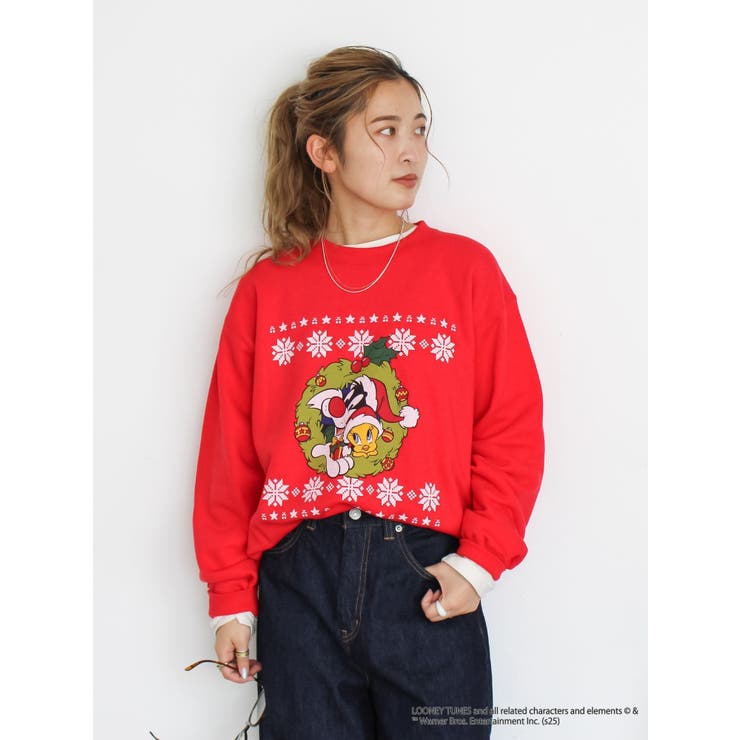 クリスマスプリントスウェット | Ungrid | 詳細画像7 