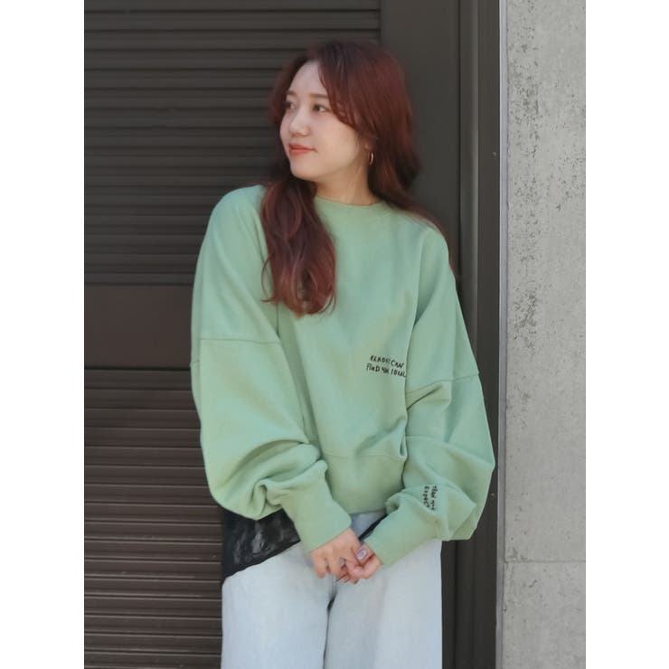 スリーブボリューム刺繍スウェット | Ungrid | 詳細画像15 