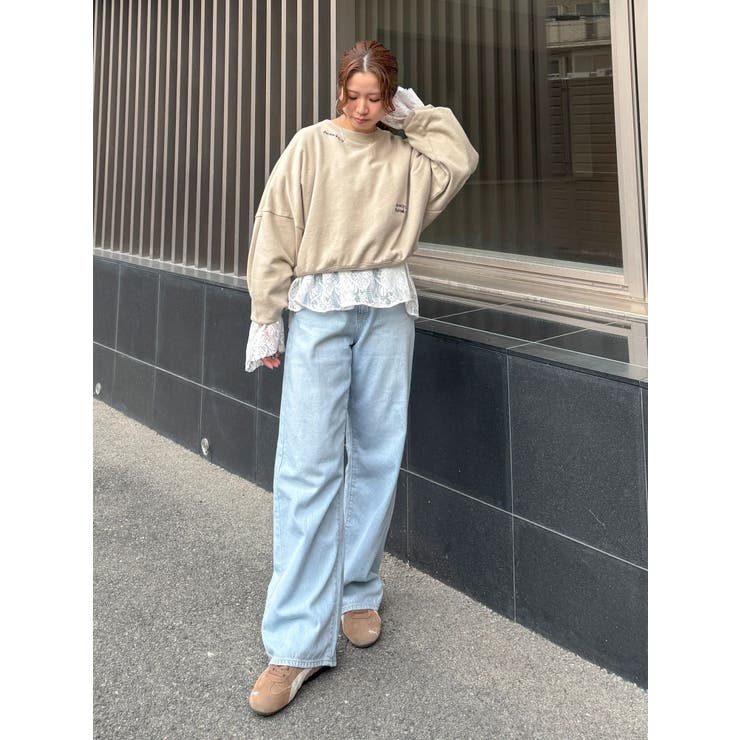 スリーブボリューム刺繍スウェット | Ungrid | 詳細画像25 