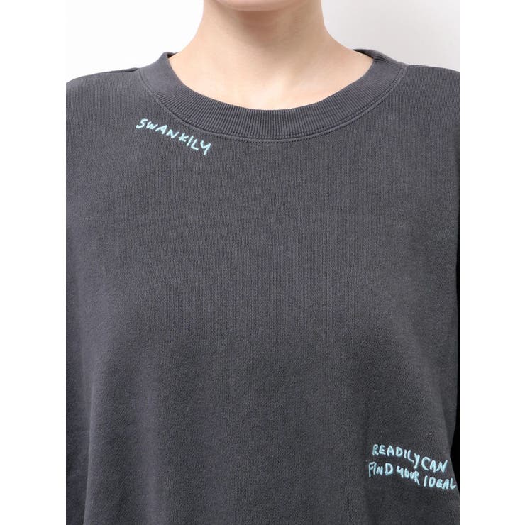 スリーブボリューム刺繍スウェット | Ungrid | 詳細画像29 