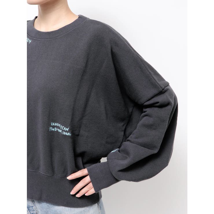 スリーブボリューム刺繍スウェット | Ungrid | 詳細画像30 