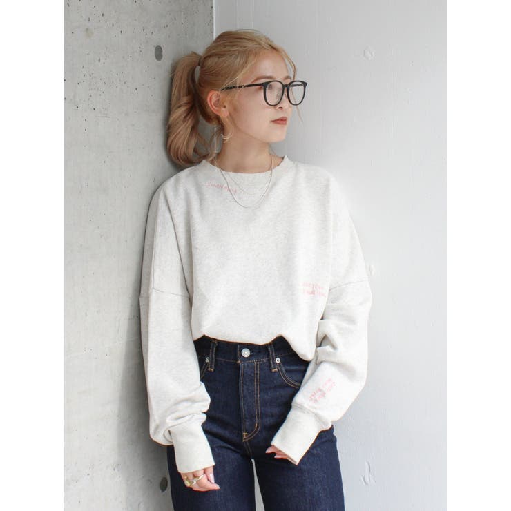 スリーブボリューム刺繍スウェット | Ungrid | 詳細画像7 