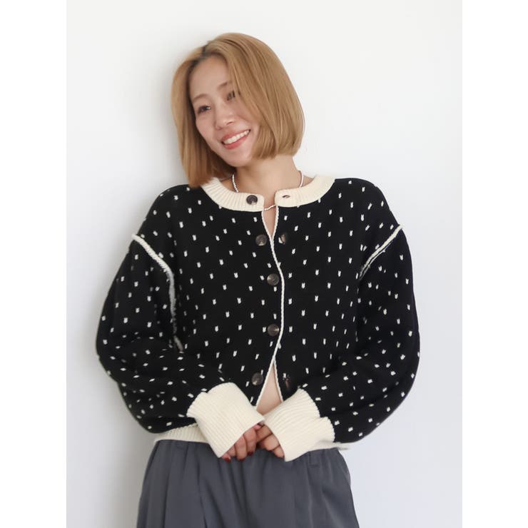 マルチウェイドットニットカーディガン | Ungrid | 詳細画像17 