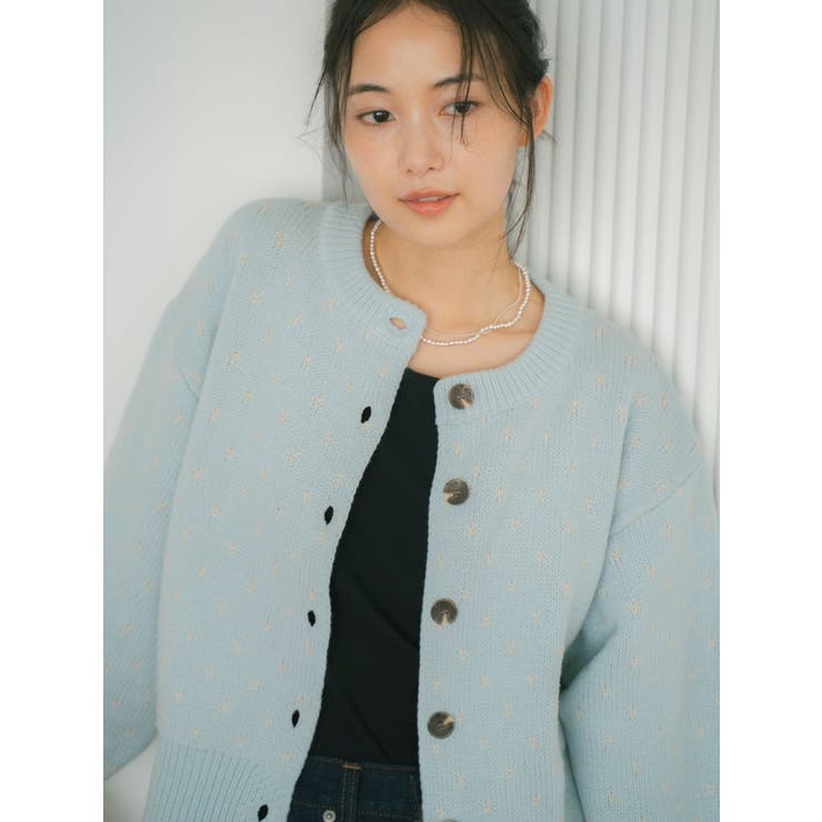 マルチウェイドットニットカーディガン | Ungrid | 詳細画像4 