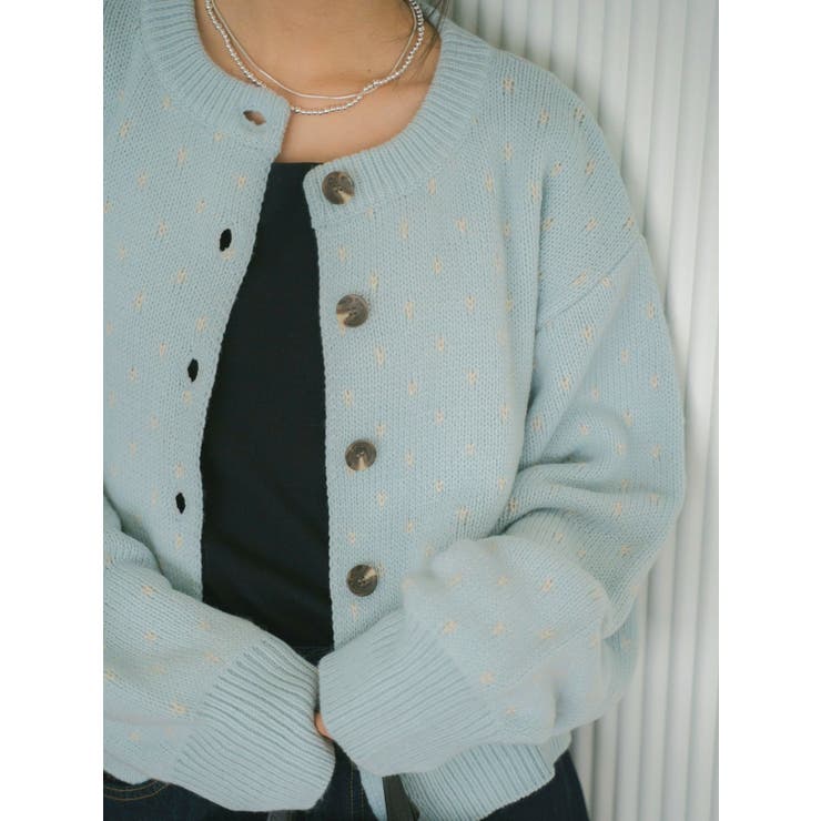 マルチウェイドットニットカーディガン | Ungrid | 詳細画像5 