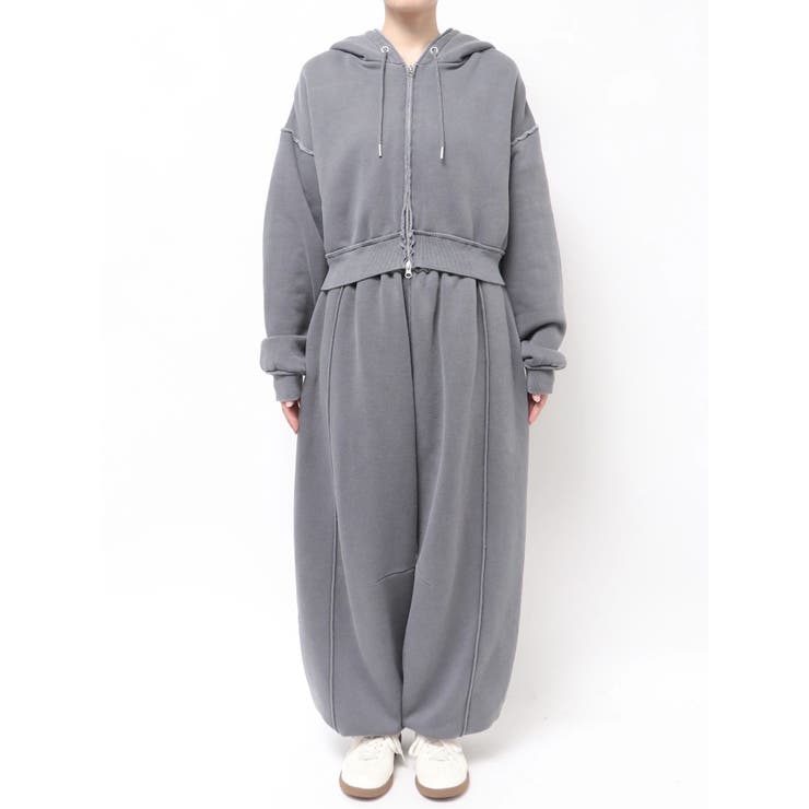 ダブルジップピグメントショートパーカー | Ungrid | 詳細画像10 