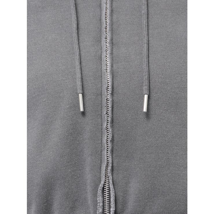 ダブルジップピグメントショートパーカー | Ungrid | 詳細画像12 