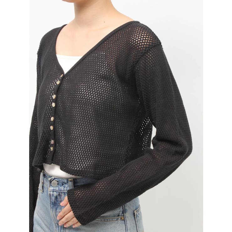 メッシュショートカーディガン | Ungrid | 詳細画像25 