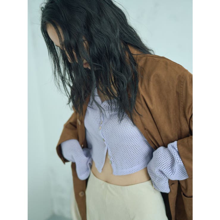 メッシュショートカーディガン | Ungrid | 詳細画像3 