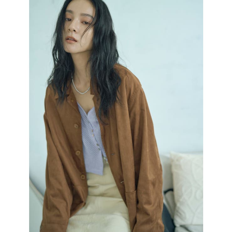 メッシュショートカーディガン | Ungrid | 詳細画像4 