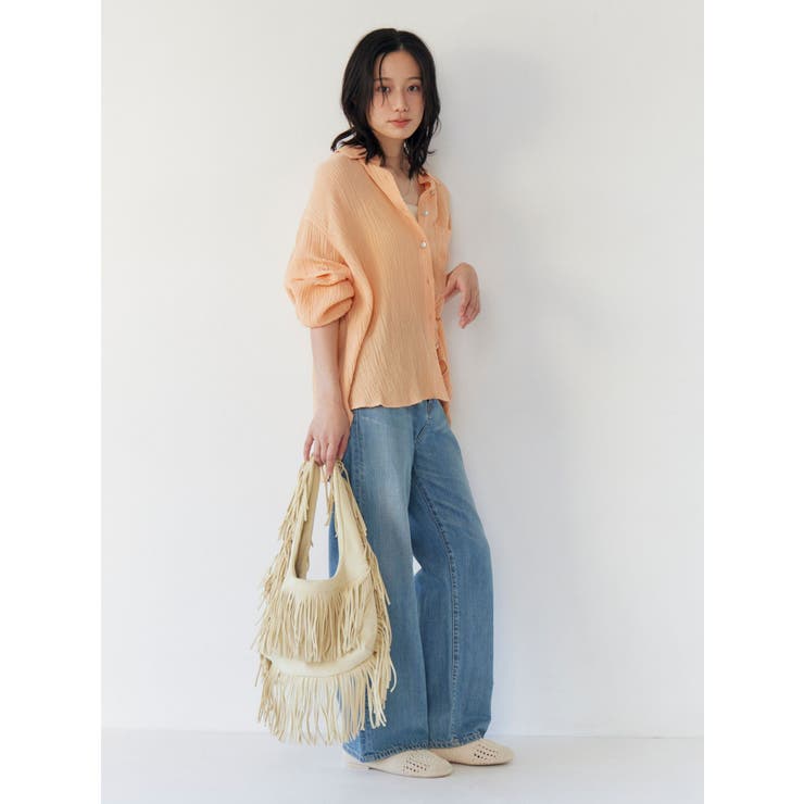 楊柳ビッグルーズシャツ | Ungrid | 詳細画像10 