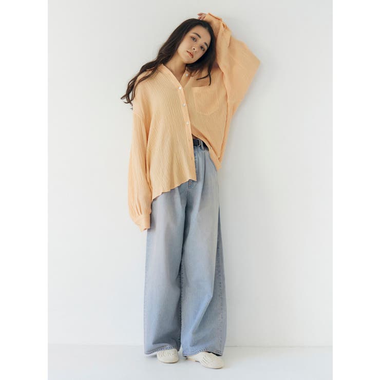 楊柳ビッグルーズシャツ | Ungrid | 詳細画像16 