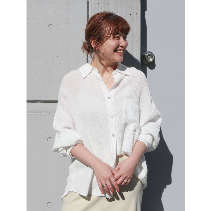 楊柳ビッグルーズシャツ | Ungrid | 詳細画像20 