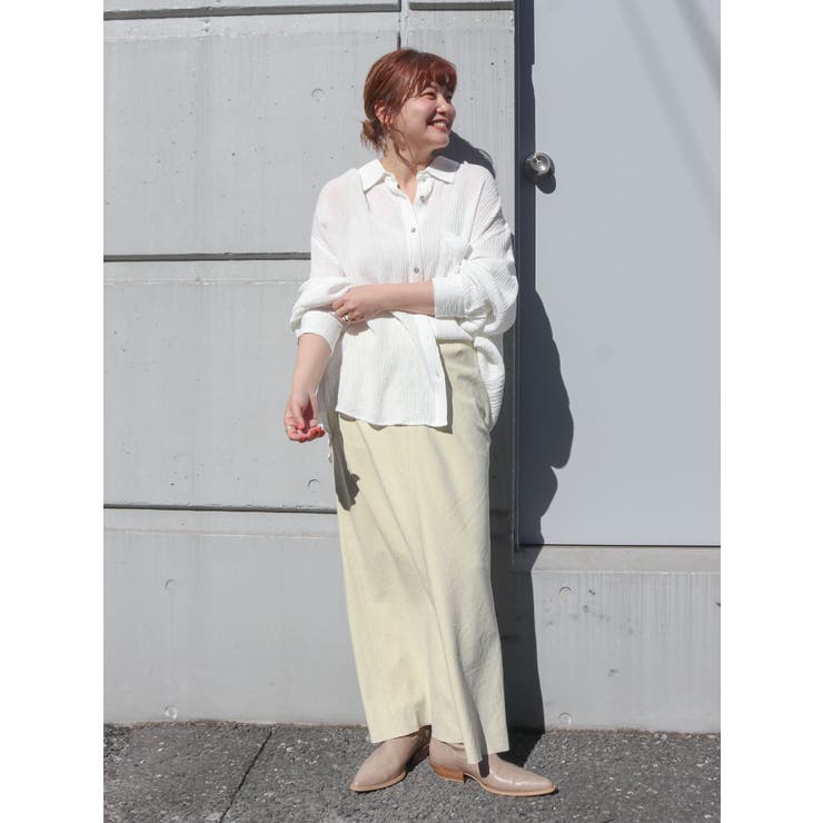 楊柳ビッグルーズシャツ | Ungrid | 詳細画像21 