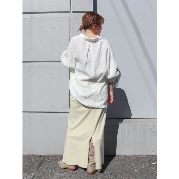 楊柳ビッグルーズシャツ | Ungrid | 詳細画像23 