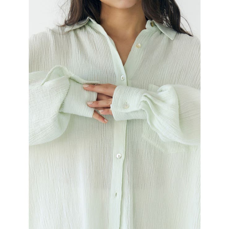 楊柳ビッグルーズシャツ | Ungrid | 詳細画像3 