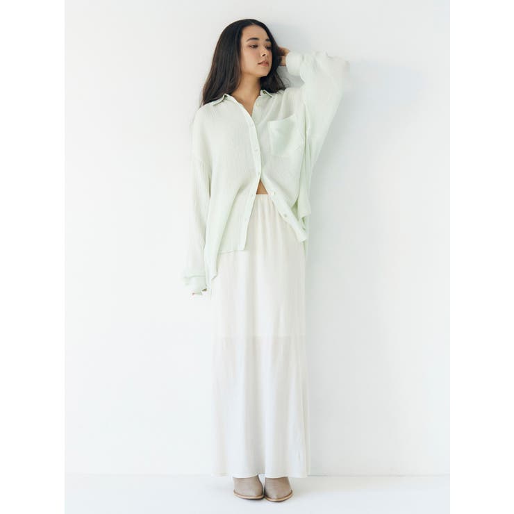 楊柳ビッグルーズシャツ | Ungrid | 詳細画像5 