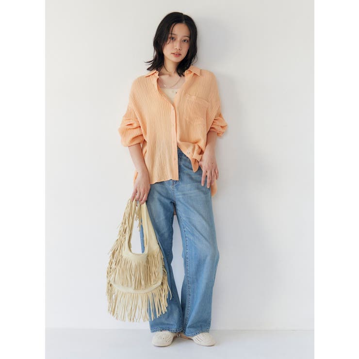 楊柳ビッグルーズシャツ | Ungrid | 詳細画像9 