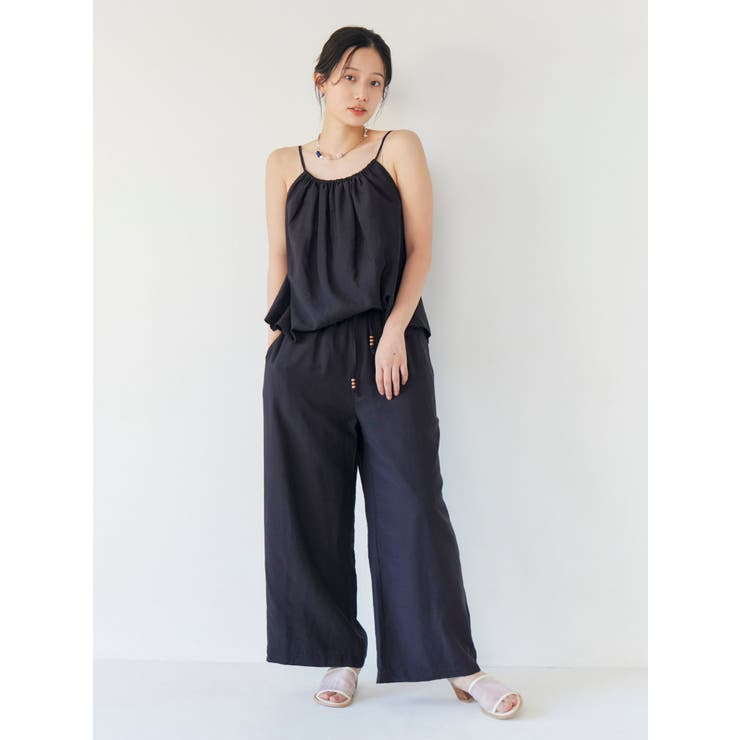 【WEB限定】ウッドビーズコンビキャミセットアップ | Ungrid | 詳細画像1 