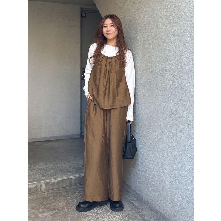 【WEB限定】ウッドビーズコンビキャミセットアップ | Ungrid | 詳細画像10 