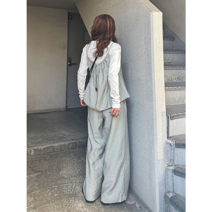 【WEB限定】ウッドビーズコンビキャミセットアップ | Ungrid | 詳細画像13 