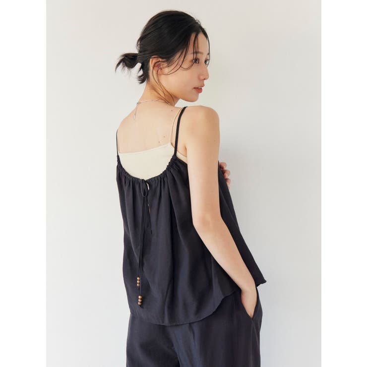 【WEB限定】ウッドビーズコンビキャミセットアップ | Ungrid | 詳細画像6 