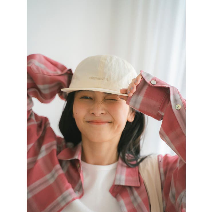 コードデザインナイロン混キャップ | Ungrid | 詳細画像1 