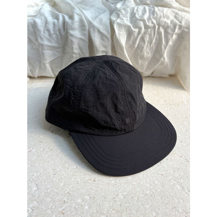 ブラック | コードデザインナイロン混キャップ | Ungrid