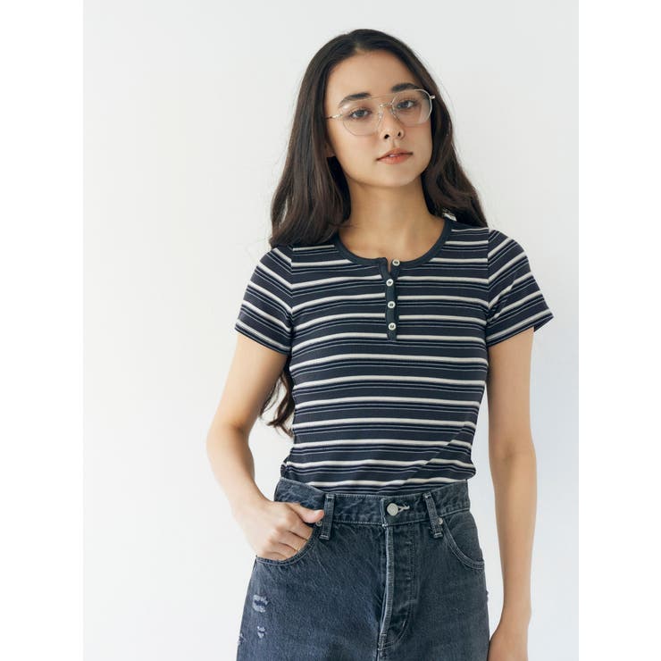 ダブルラインフレーム伊達メガネ | Ungrid | 詳細画像4 