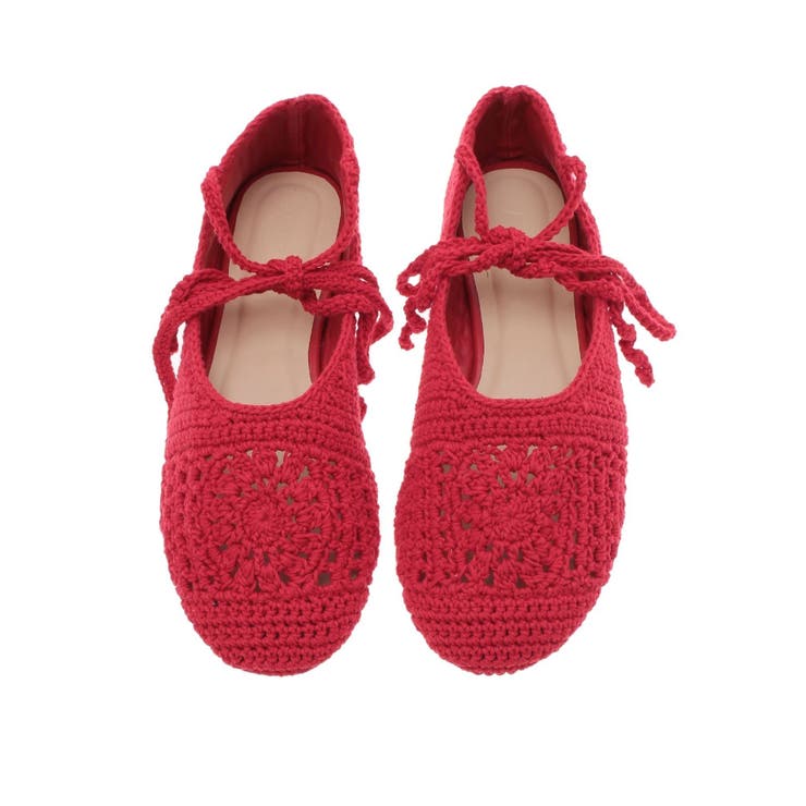 メッシュ編みフラットシューズ | Ungrid | 詳細画像12 