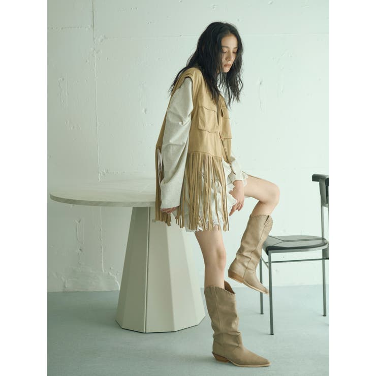 ポインテッドトゥウエスタンブーツ | Ungrid | 詳細画像2 