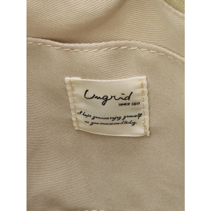 キャンバスショルダーバッグ | Ungrid | 詳細画像17 