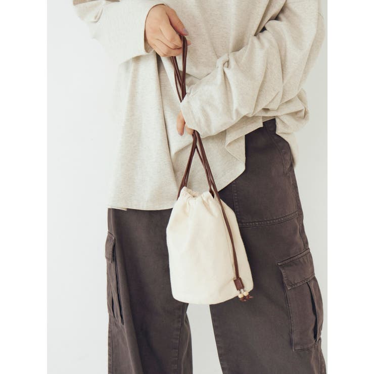 キャンバスショルダーバッグ | Ungrid | 詳細画像3 