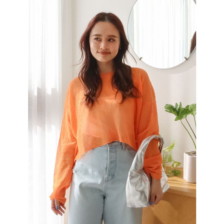 シアーショートニット | Ungrid | 詳細画像16 