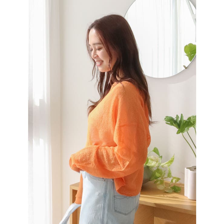 シアーショートニット | Ungrid | 詳細画像17 