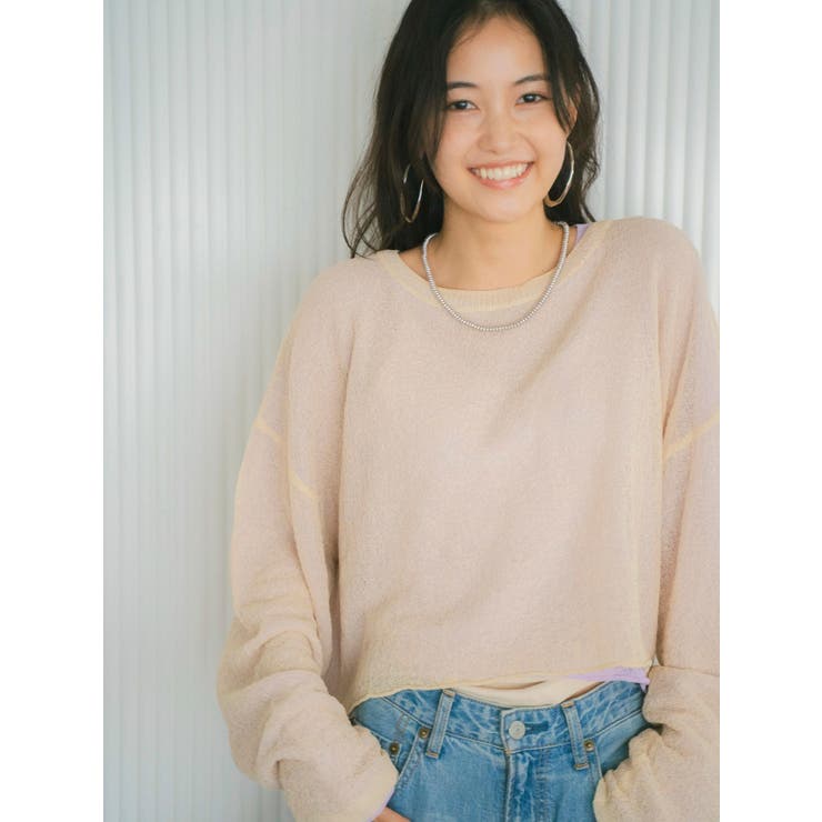 シアーショートニット | Ungrid | 詳細画像2 