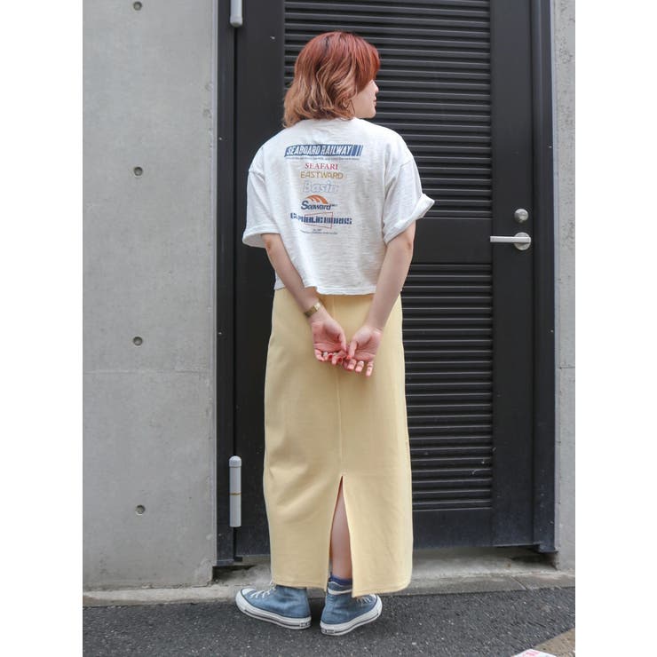 エンブロイダリーダメージロゴTee | Ungrid | 詳細画像17 