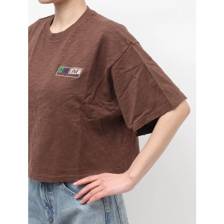 エンブロイダリーダメージロゴTee | Ungrid | 詳細画像23 