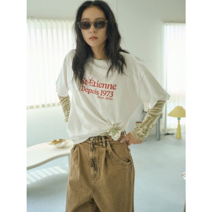 ミニスラブビッグシルエットロゴTee | Ungrid | 詳細画像4 