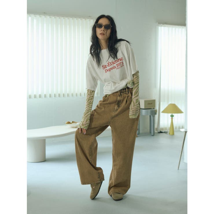 ミニスラブビッグシルエットロゴTee | Ungrid | 詳細画像5 