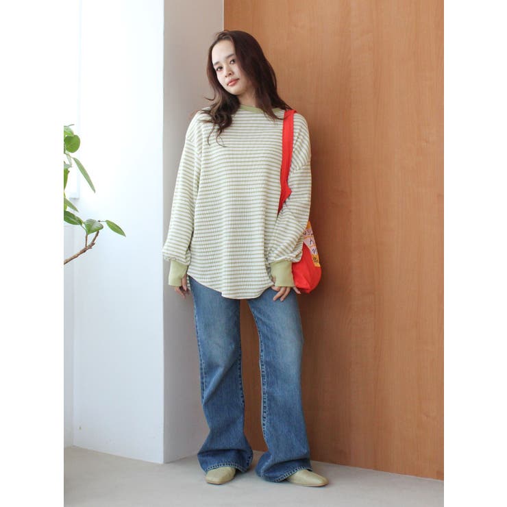 【WEB限定】スリーブボリュームワッフルロングスリーブTee | Ungrid | 詳細画像9 