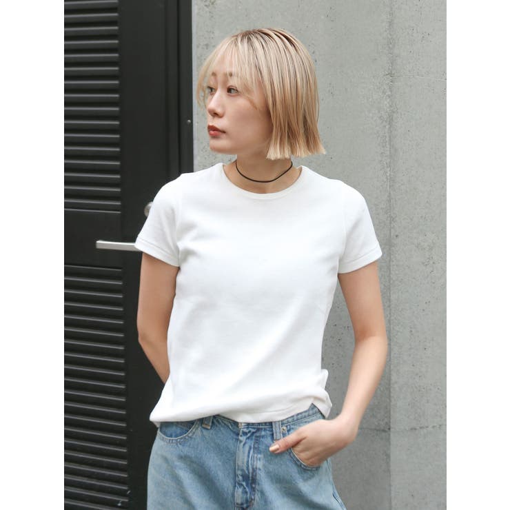 オフホワイト | カラーフィットTee | Ungrid
