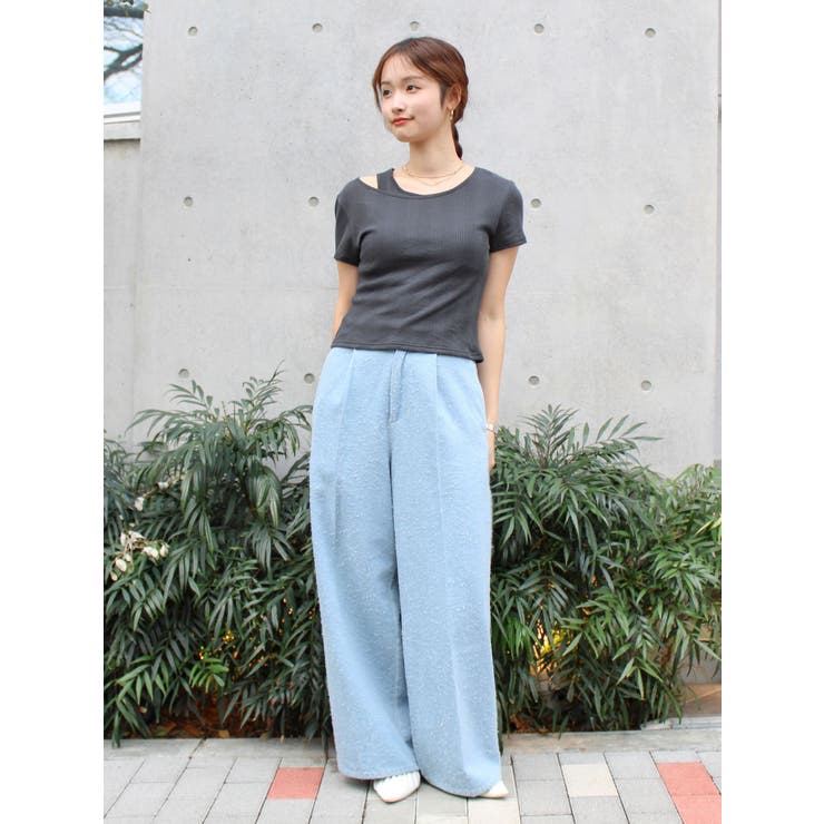 ショルダーデザインシアーTee | Ungrid | 詳細画像18 