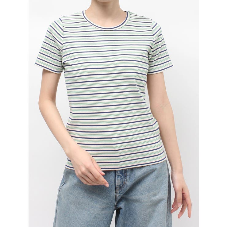 グリーン | マルチボーダーTee | Ungrid