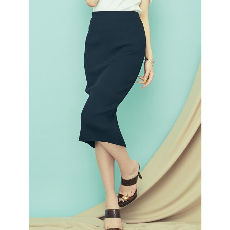 ブラック | リブニットスカート | RESEXXY