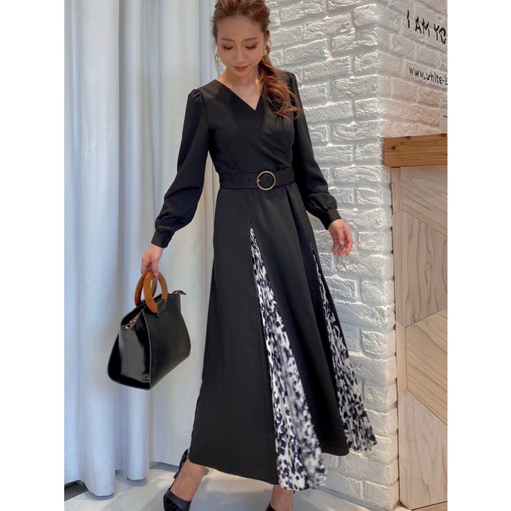 レオパードプリーツ切替ワンピース 品番 Mksw Resexxy リゼクシー のレディースファッション通販 Shoplist ショップリスト