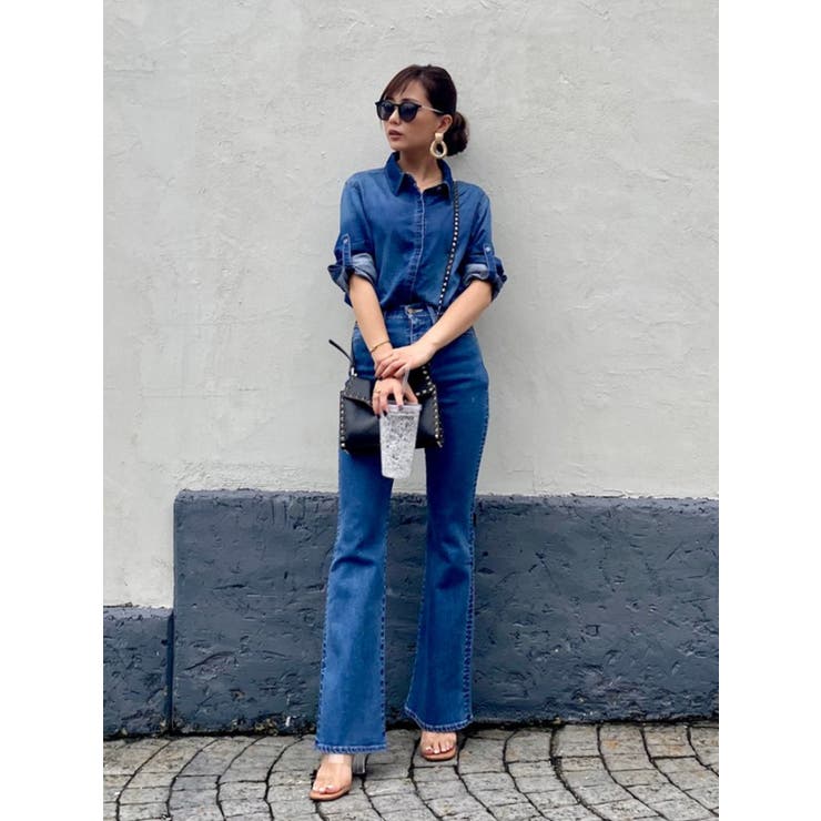 Is ロールアップデニムシャツ 品番 Mksw Resexxy リゼクシー のレディース ファッション通販 Shoplist ショップリスト