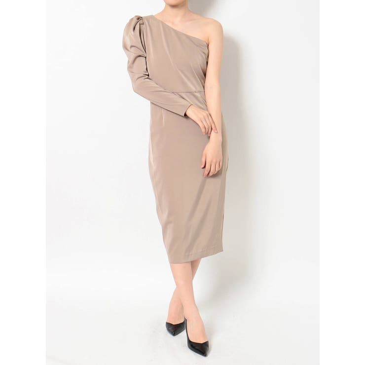 アシンメトリースリーブワンピース 品番 Mksw Resexxy リゼクシー のレディースファッション通販 Shoplist ショップリスト