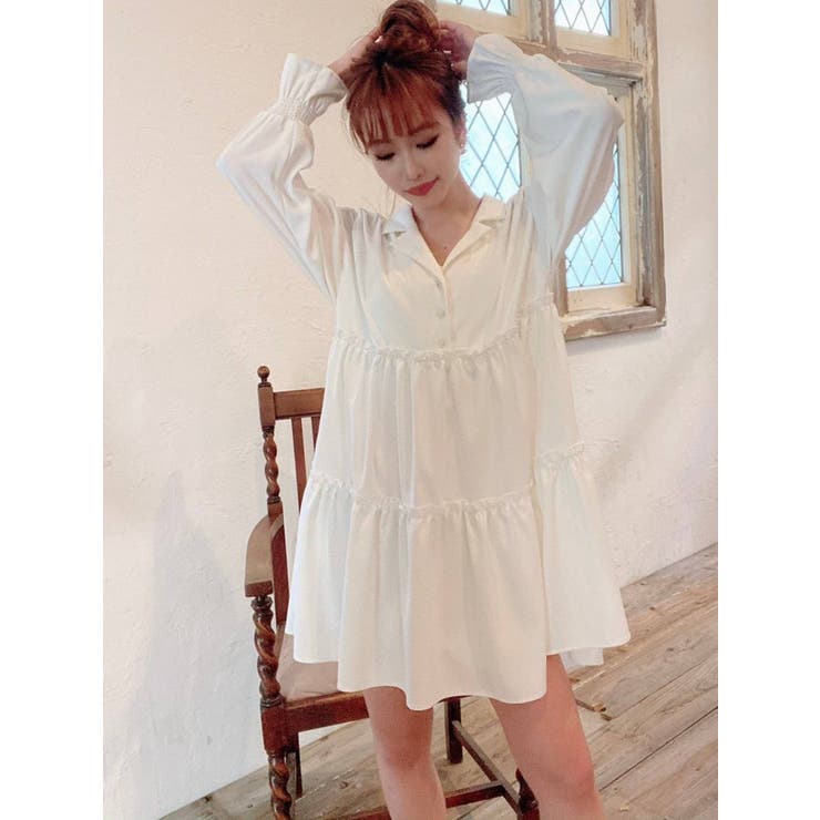 ティアードシャツワンピース 品番 Mksw Resexxy リゼクシー のレディースファッション通販 Shoplist ショップリスト