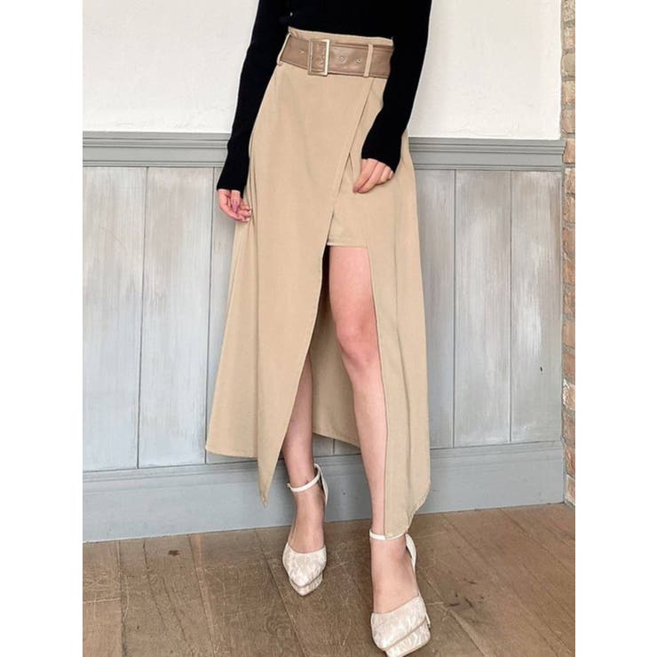 ベージュ | レイヤードフレアスカート | RESEXXY